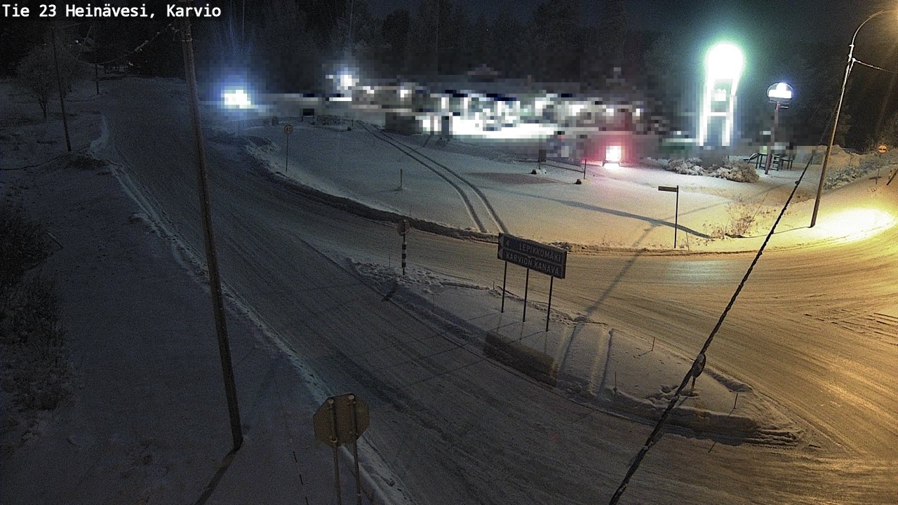 Weather Camera Image Road 23 Heinävesi, Karvio, Heinävesi, Pohjois-Karjala