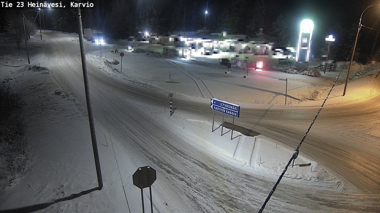 Weather Camera Image Road 23 Heinävesi, Karvio, Heinävesi, Pohjois-Karjala