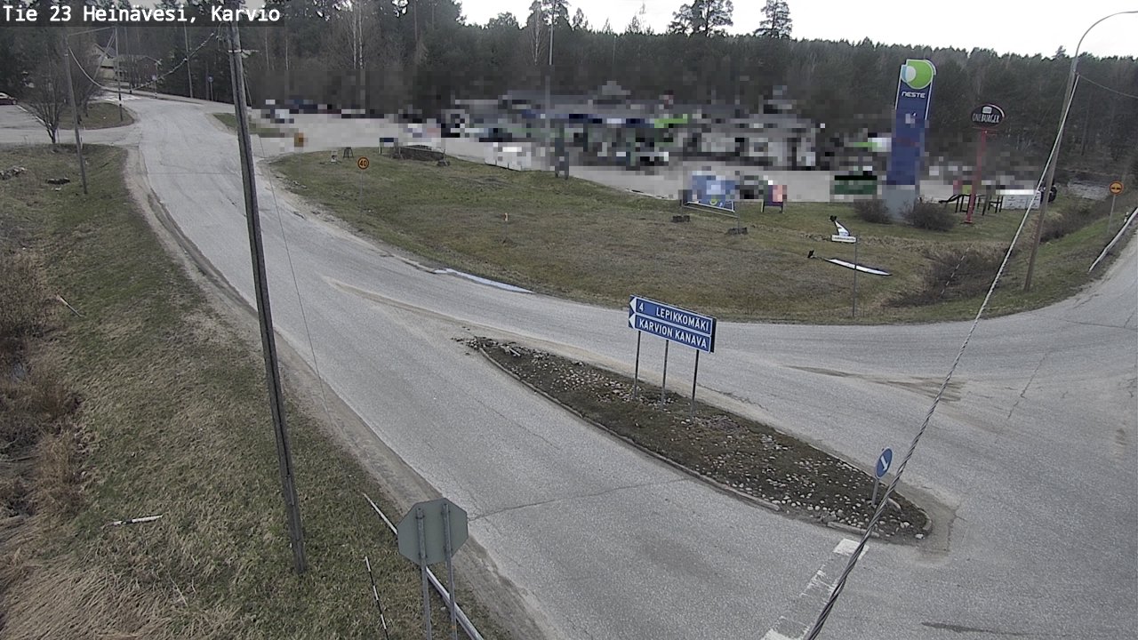 Weather Camera Image Väg 23 Heinävesi, Karvio, Heinävesi, Pohjois-Karjala