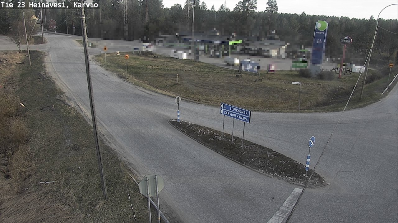 Weather Camera Image Road 23 Heinävesi, Karvio, Heinävesi, Pohjois-Karjala