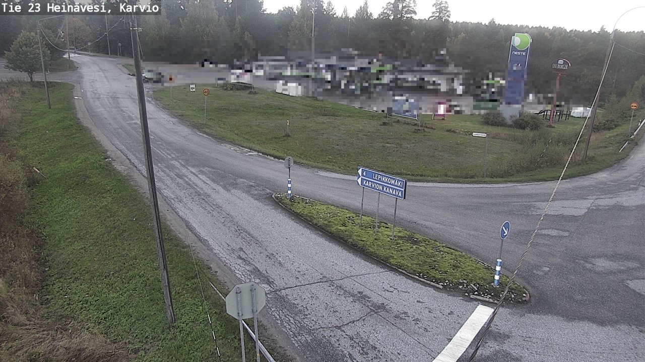 Weather Camera Image Road 23 Heinävesi, Karvio, Heinävesi, Pohjois-Karjala