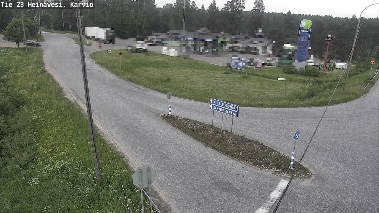 Kelikamerat Kuva Tie 23 Heinävesi, Karvio, Heinävesi, Pohjois-Karjala