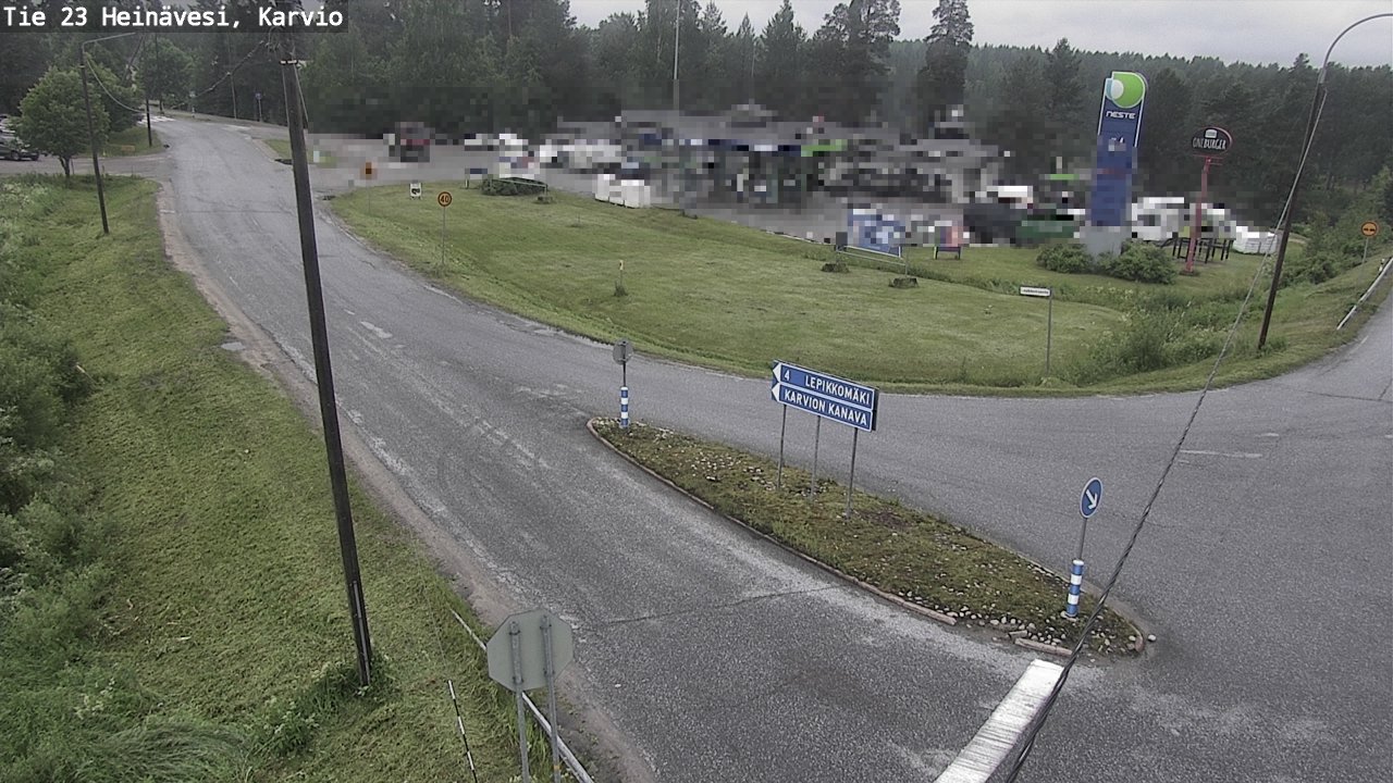 Weather Camera Image Road 23 Heinävesi, Karvio, Heinävesi, Pohjois-Karjala
