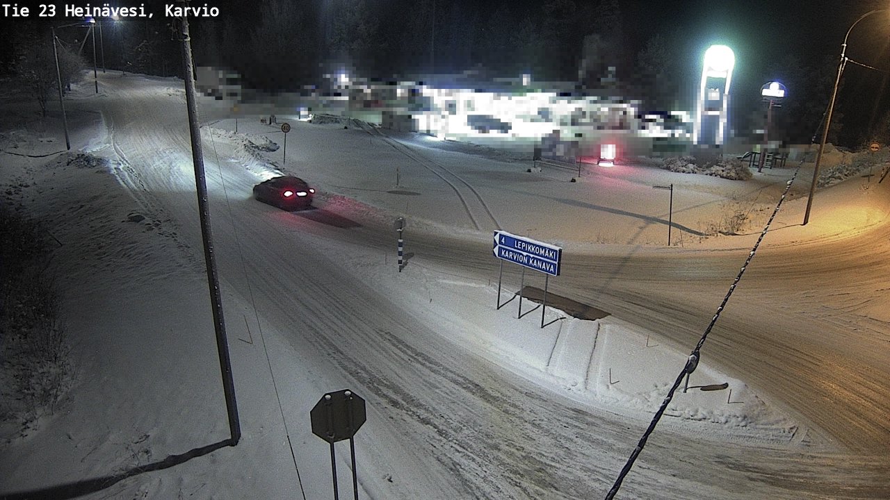Weather Camera Image Road 23 Heinävesi, Karvio, Heinävesi, Pohjois-Karjala