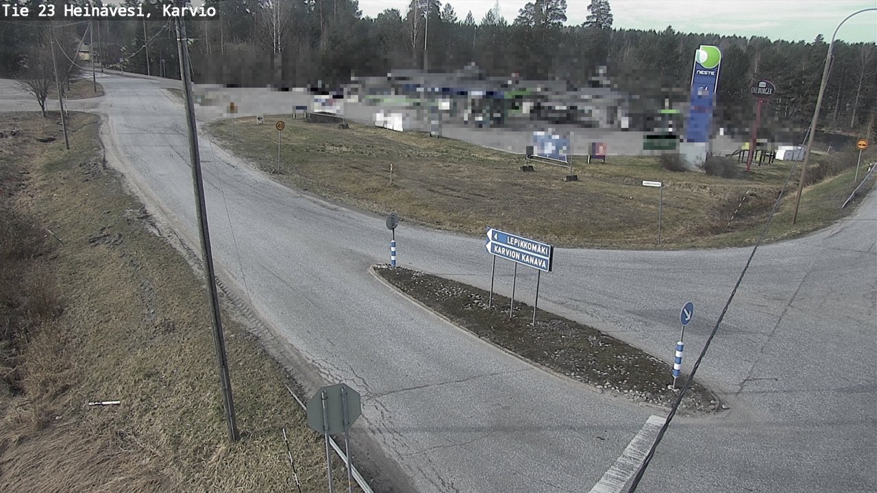 Weather Camera Image Road 23 Heinävesi, Karvio, Heinävesi, Pohjois-Karjala