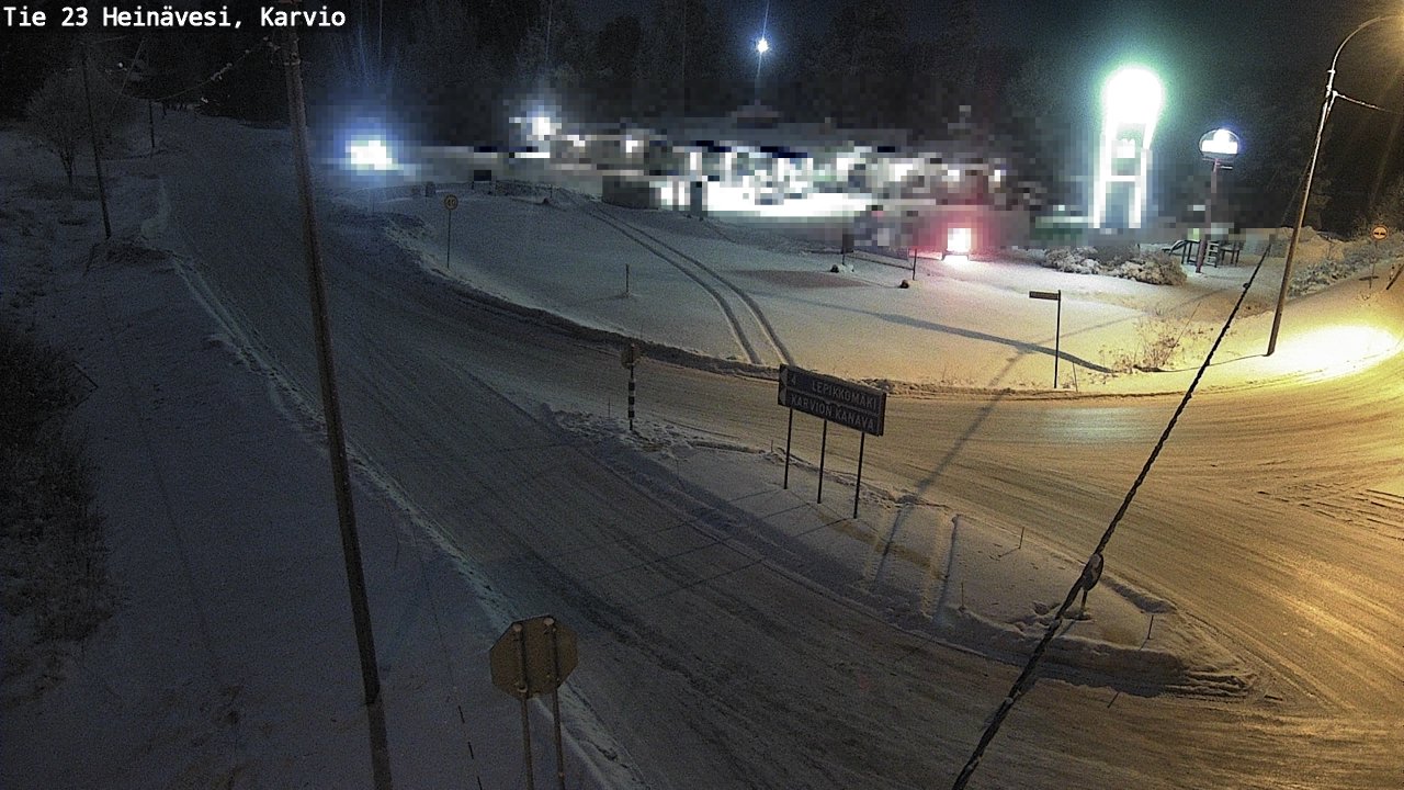 Weather Camera Image Road 23 Heinävesi, Karvio, Heinävesi, Pohjois-Karjala