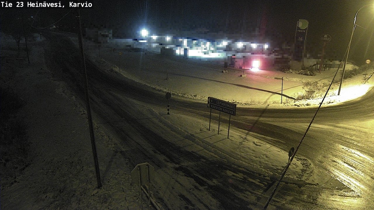 Weather Camera Image Väg 23 Heinävesi, Karvio, Heinävesi, Pohjois-Karjala