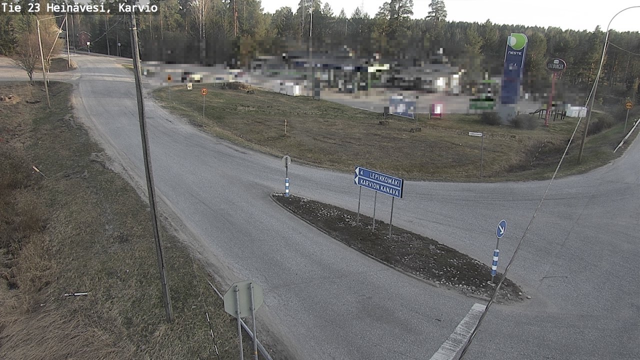 Weather Camera Image Road 23 Heinävesi, Karvio, Heinävesi, Pohjois-Karjala