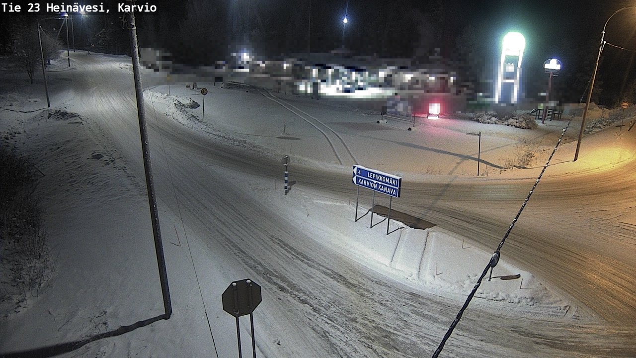 Weather Camera Image Road 23 Heinävesi, Karvio, Heinävesi, Pohjois-Karjala