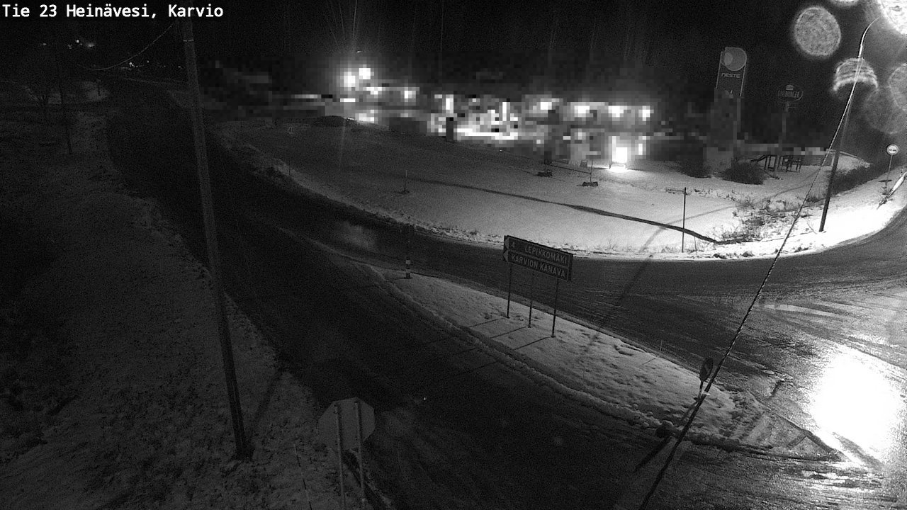 Weather Camera Image Väg 23 Heinävesi, Karvio, Heinävesi, Pohjois-Karjala