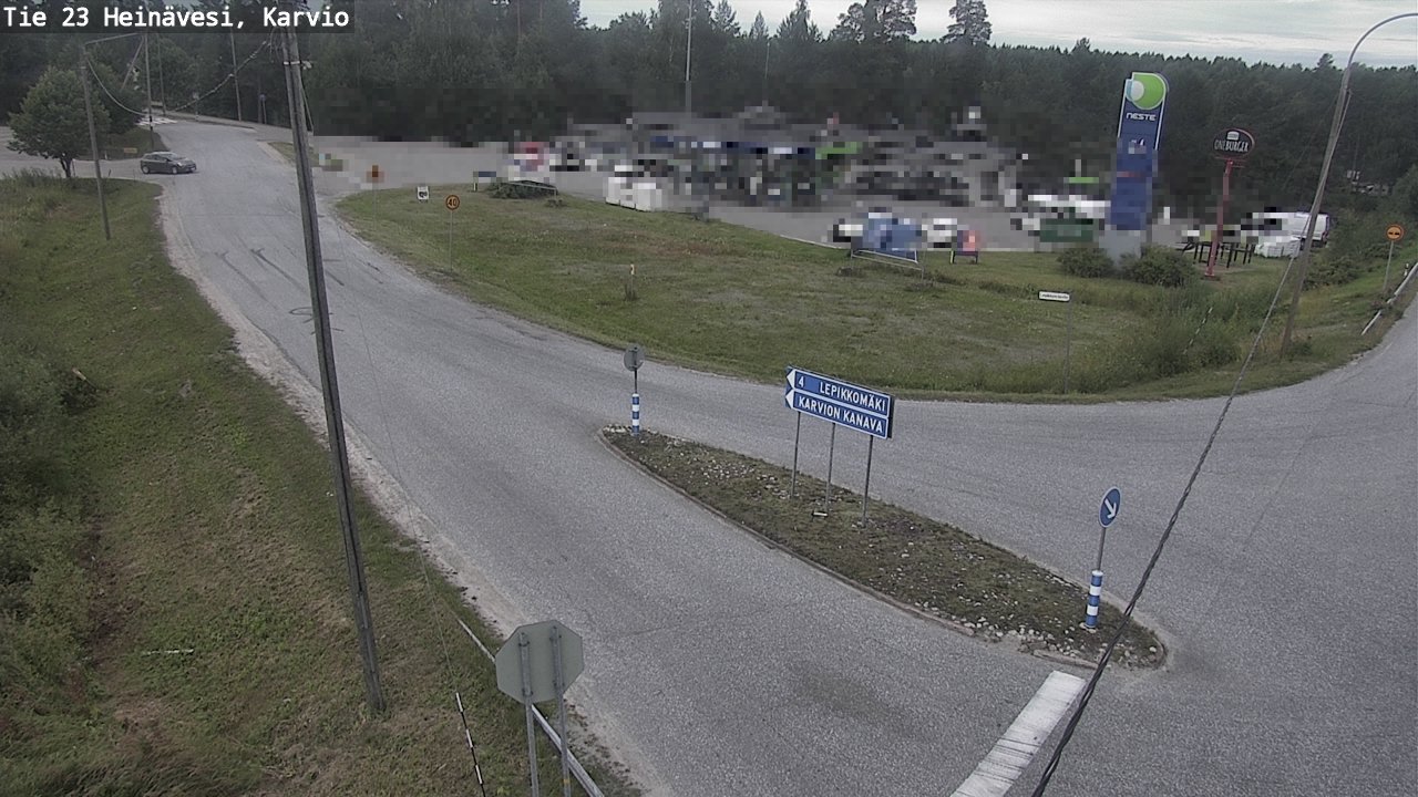 Weather Camera Image Road 23 Heinävesi, Karvio, Heinävesi, Pohjois-Karjala