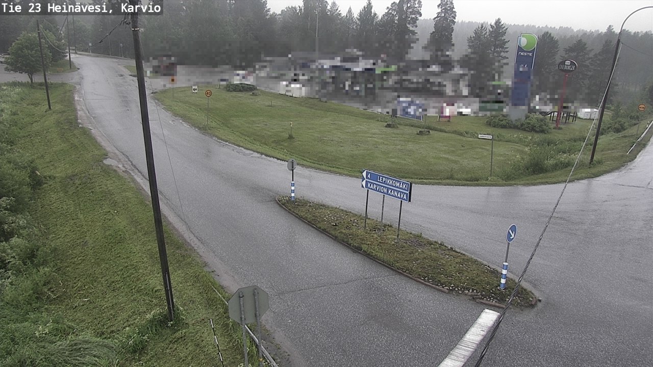 Weather Camera Image Road 23 Heinävesi, Karvio, Heinävesi, Pohjois-Karjala