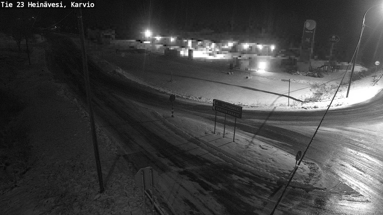 Weather Camera Image Väg 23 Heinävesi, Karvio, Heinävesi, Pohjois-Karjala