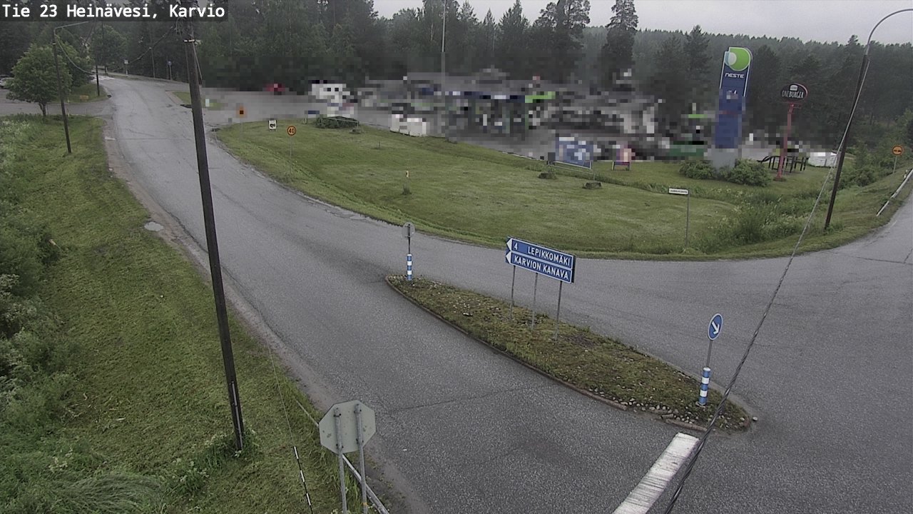Weather Camera Image Road 23 Heinävesi, Karvio, Heinävesi, Pohjois-Karjala