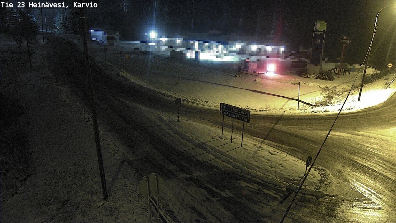 Weather Camera Image Väg 23 Heinävesi, Karvio, Heinävesi, Pohjois-Karjala