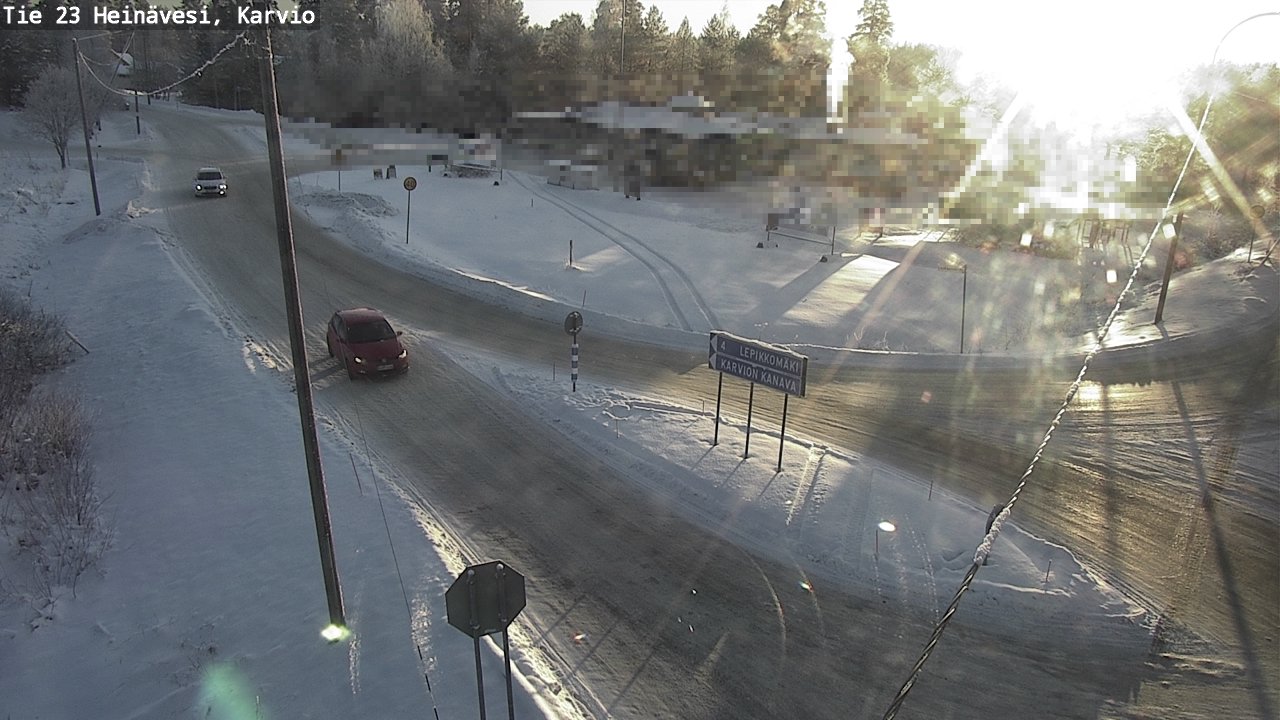 Kelikamerat Kuva Tie 23 Heinävesi, Karvio, Heinävesi, Pohjois-Karjala