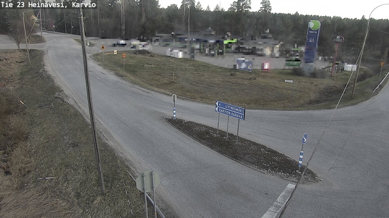 Weather Camera Image Road 23 Heinävesi, Karvio, Heinävesi, Pohjois-Karjala