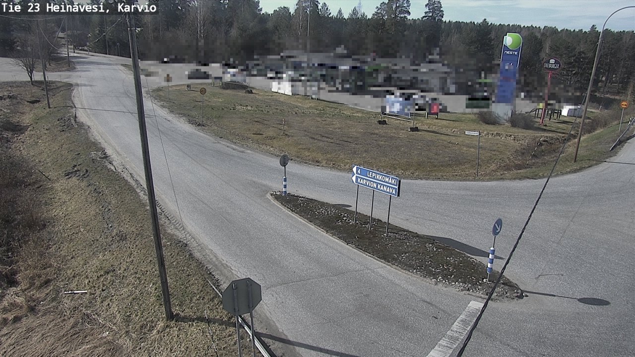 Weather Camera Image Road 23 Heinävesi, Karvio, Heinävesi, Pohjois-Karjala