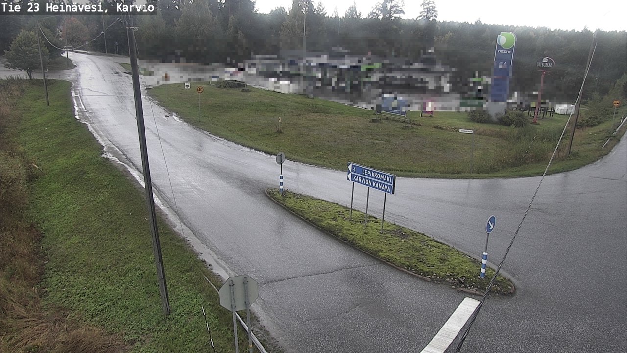 Weather Camera Image Road 23 Heinävesi, Karvio, Heinävesi, Pohjois-Karjala