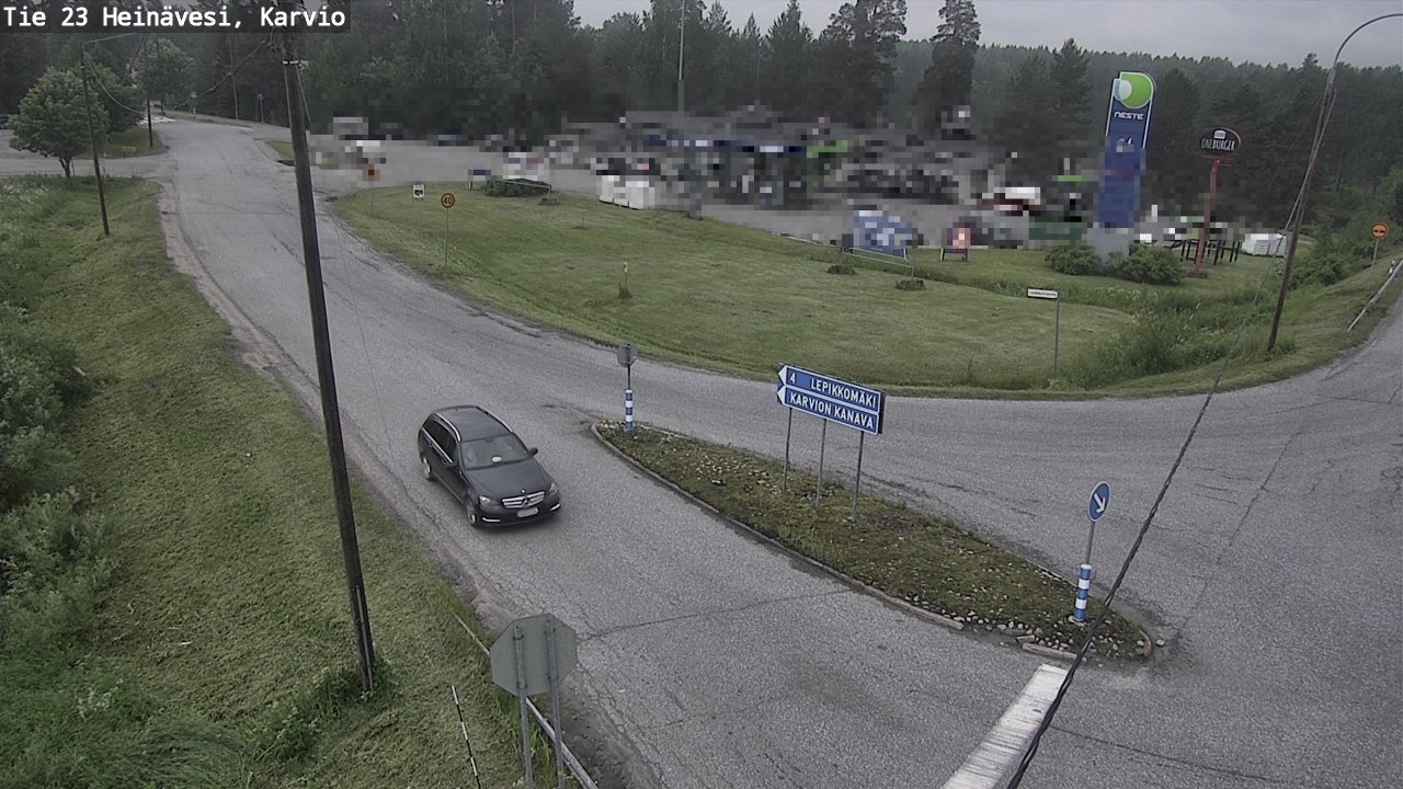 Weather Camera Image Road 23 Heinävesi, Karvio, Heinävesi, Pohjois-Karjala