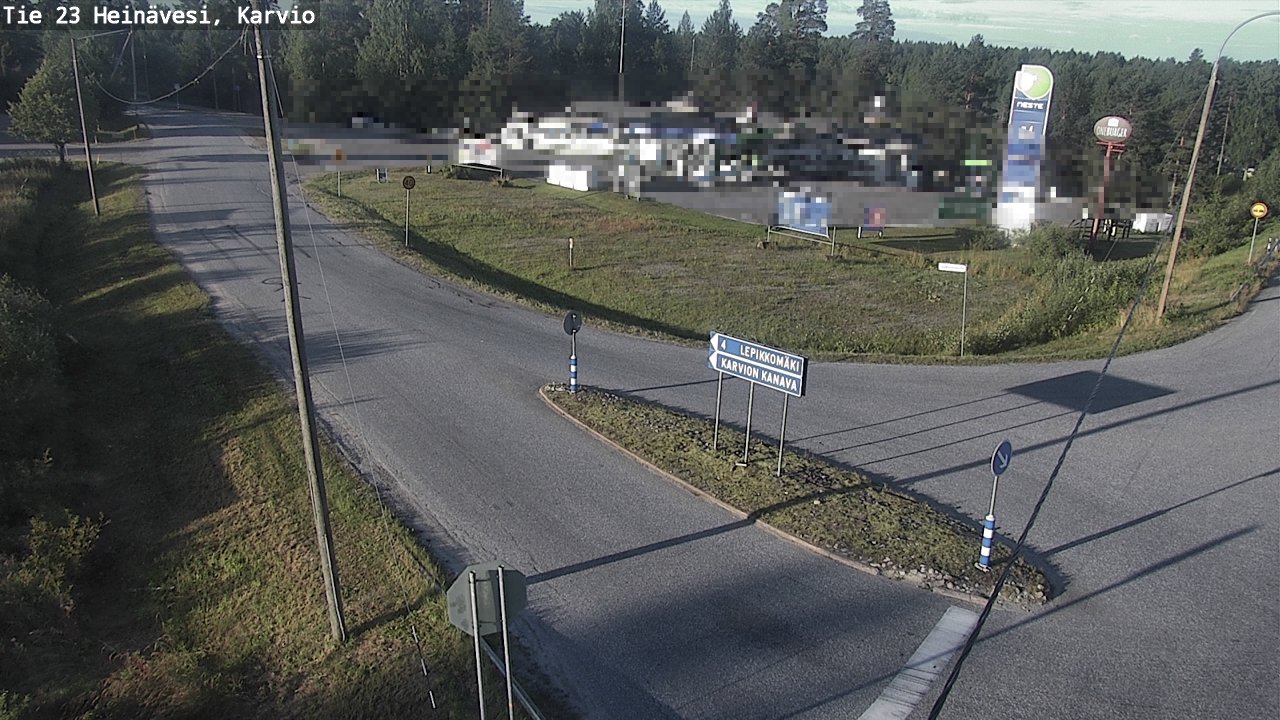 Weather Camera Image Road 23 Heinävesi, Karvio, Heinävesi, Pohjois-Karjala