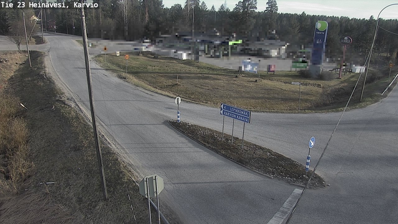 Weather Camera Image Road 23 Heinävesi, Karvio, Heinävesi, Pohjois-Karjala