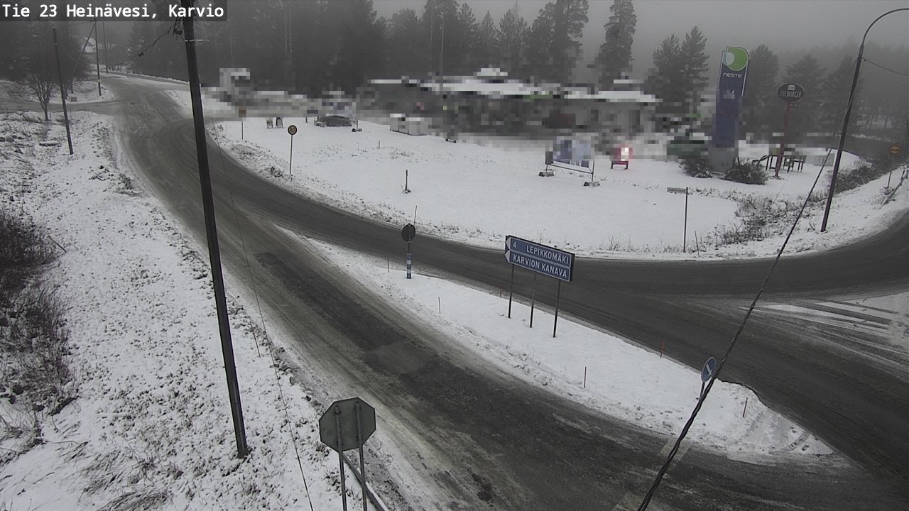 Weather Camera Image Väg 23 Heinävesi, Karvio, Heinävesi, Pohjois-Karjala