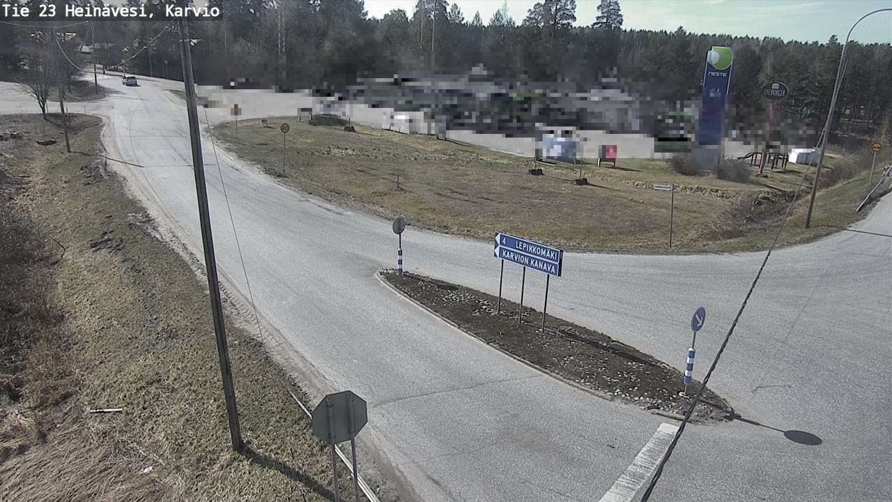 Weather Camera Image Road 23 Heinävesi, Karvio, Heinävesi, Pohjois-Karjala