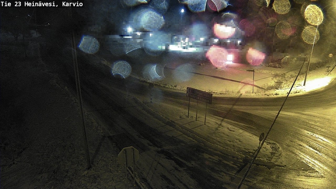 Weather Camera Image Väg 23 Heinävesi, Karvio, Heinävesi, Pohjois-Karjala