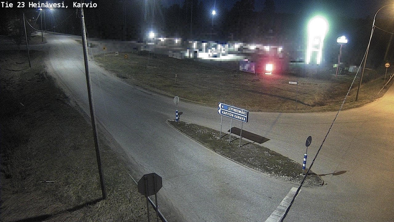 Weather Camera Image Road 23 Heinävesi, Karvio, Heinävesi, Pohjois-Karjala