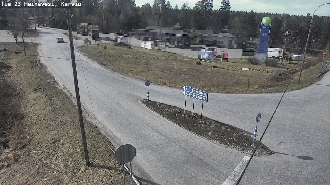 Weather Camera Image Road 23 Heinävesi, Karvio, Heinävesi, Pohjois-Karjala
