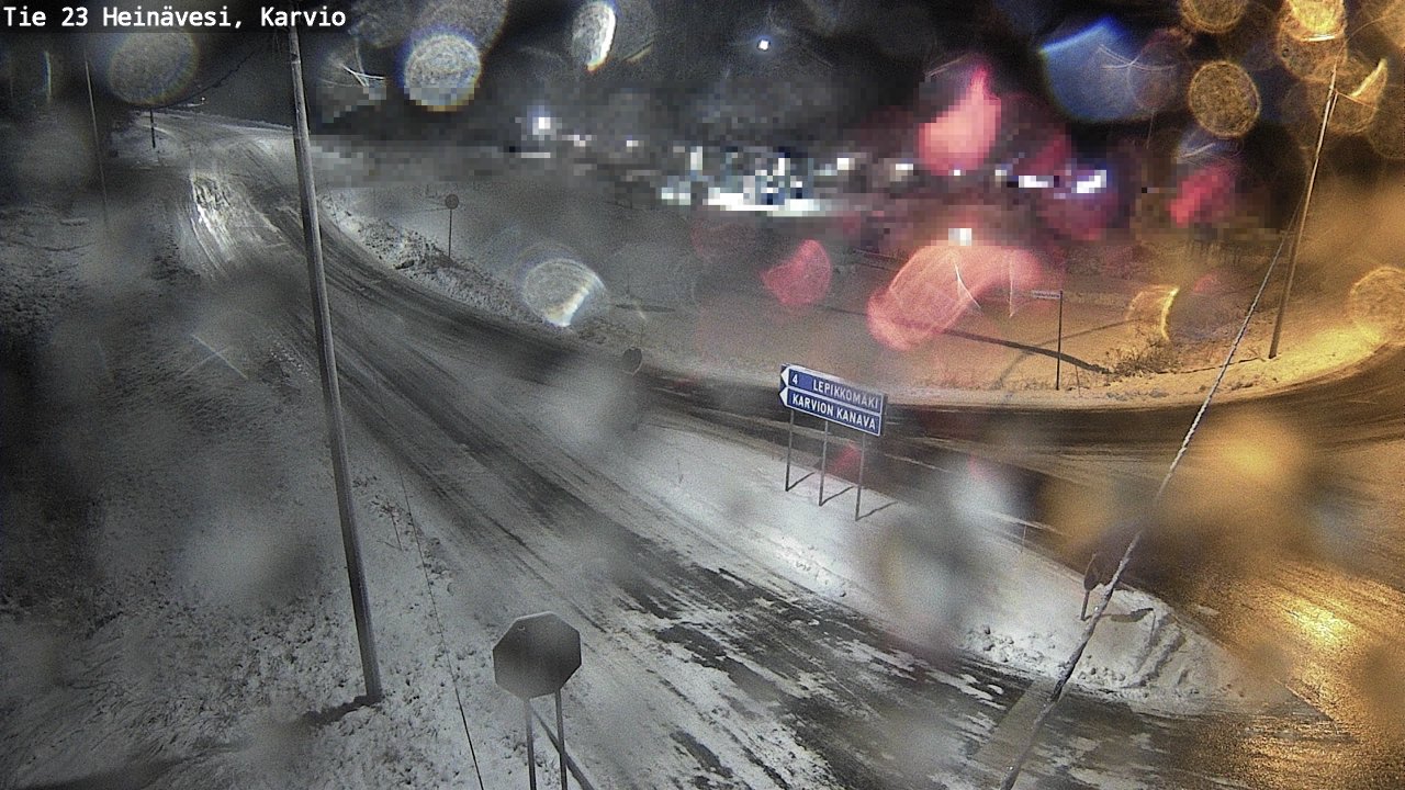 Weather Camera Image Väg 23 Heinävesi, Karvio, Heinävesi, Pohjois-Karjala