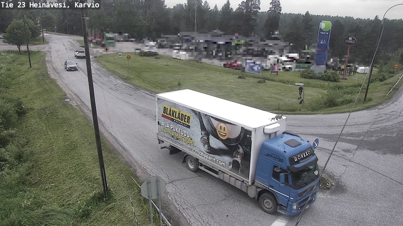 Weather Camera Image Road 23 Heinävesi, Karvio, Heinävesi, Pohjois-Karjala