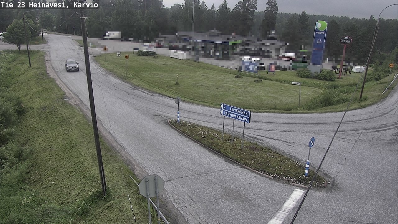 Weather Camera Image Road 23 Heinävesi, Karvio, Heinävesi, Pohjois-Karjala