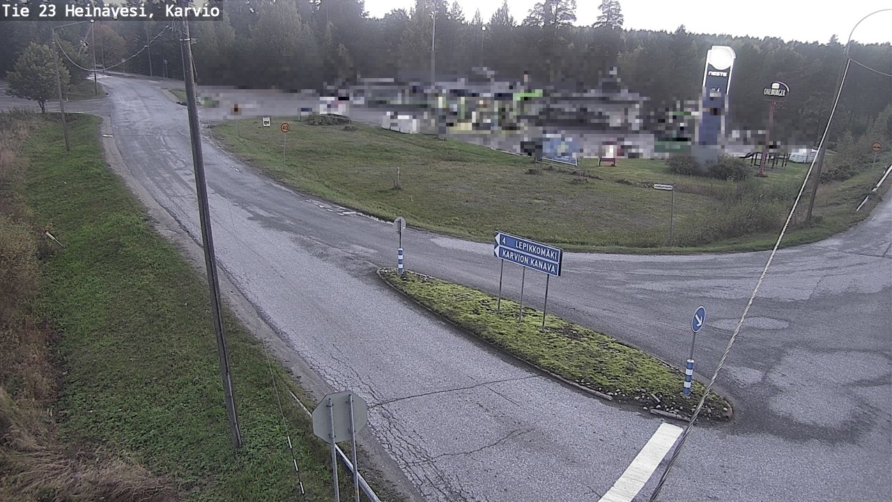 Weather Camera Image Road 23 Heinävesi, Karvio, Heinävesi, Pohjois-Karjala