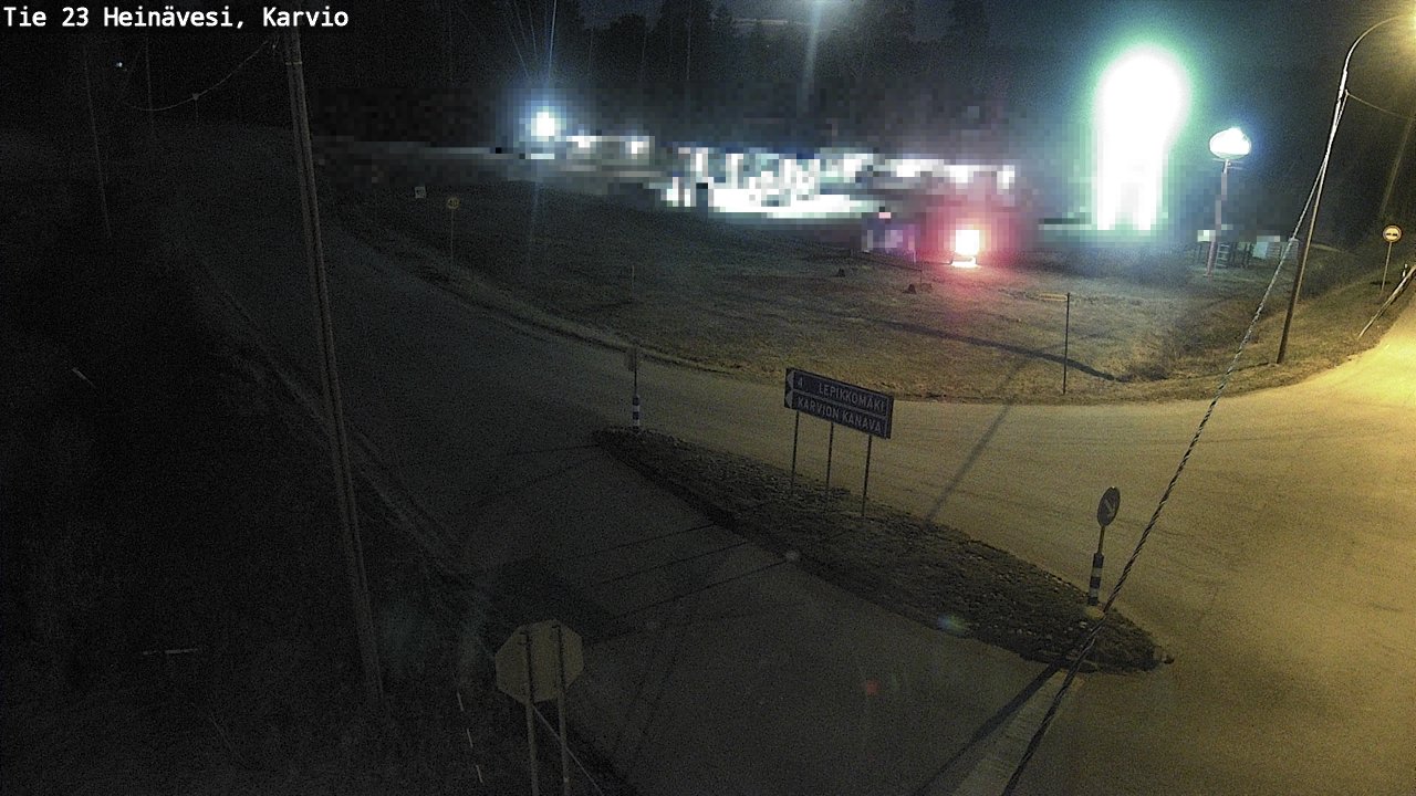 Weather Camera Image Road 23 Heinävesi, Karvio, Heinävesi, Pohjois-Karjala