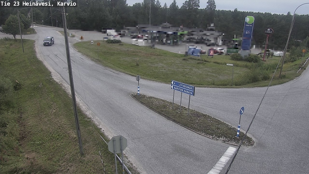 Weather Camera Image Road 23 Heinävesi, Karvio, Heinävesi, Pohjois-Karjala