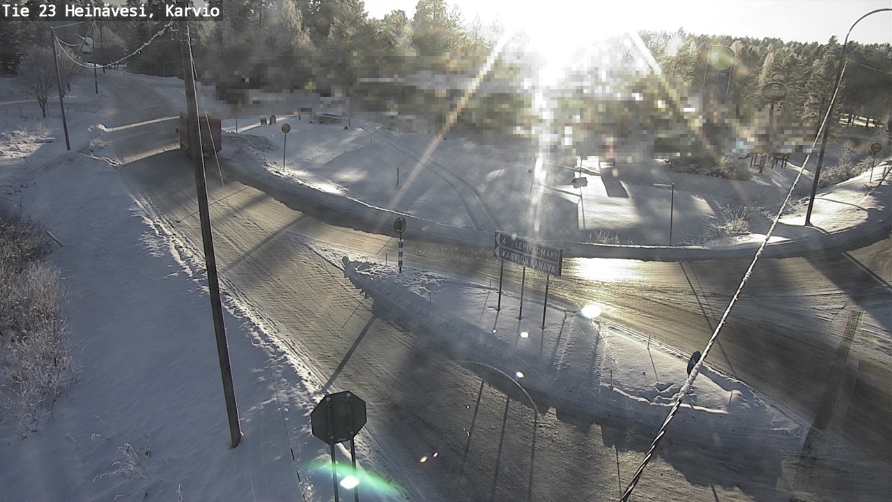 Kelikamerat Kuva Tie 23 Heinävesi, Karvio, Heinävesi, Pohjois-Karjala