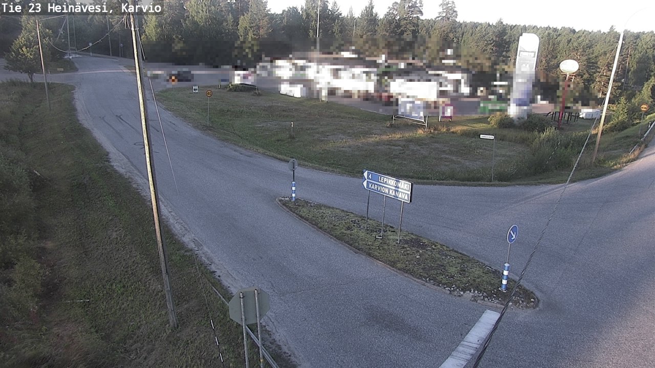 Weather Camera Image Road 23 Heinävesi, Karvio, Heinävesi, Pohjois-Karjala