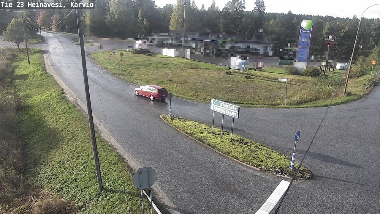 Weather Camera Image Road 23 Heinävesi, Karvio, Heinävesi, Pohjois-Karjala