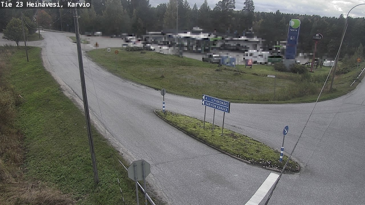 Weather Camera Image Road 23 Heinävesi, Karvio, Heinävesi, Pohjois-Karjala
