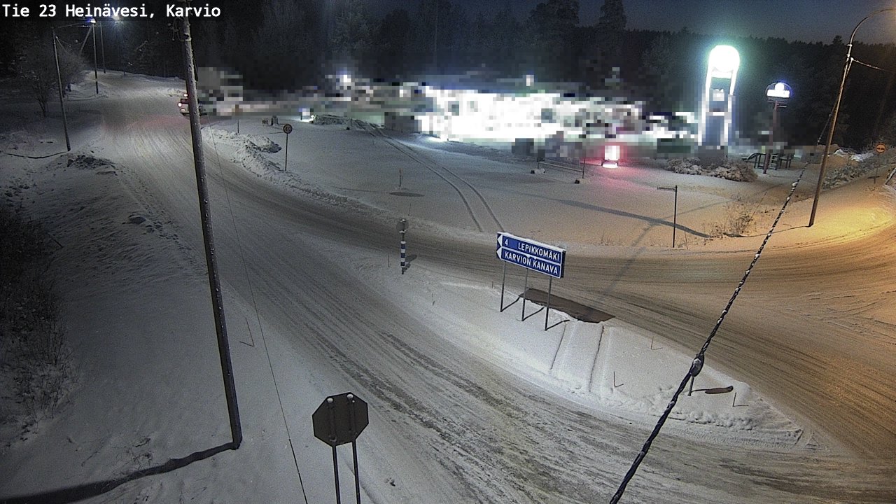 Weather Camera Image Road 23 Heinävesi, Karvio, Heinävesi, Pohjois-Karjala