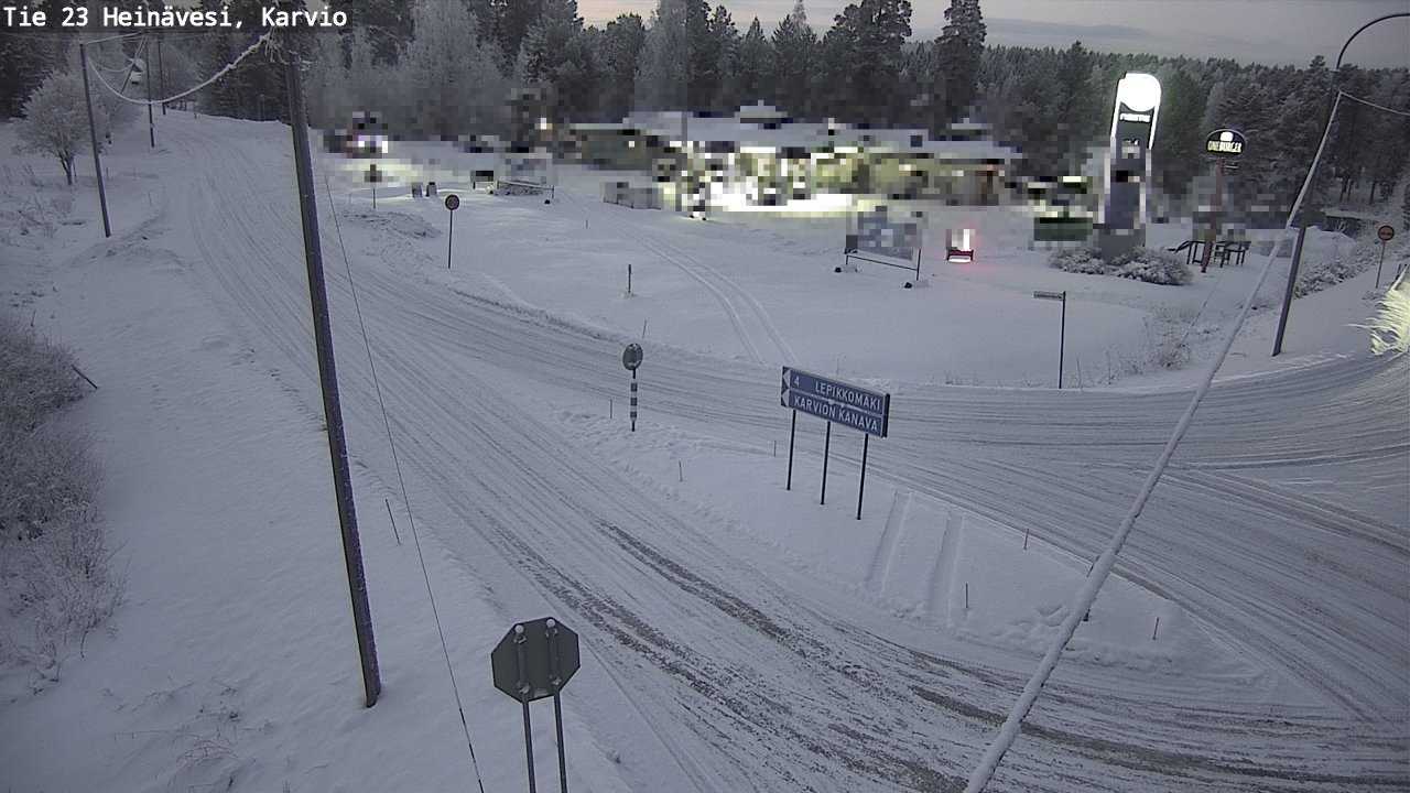 Kelikamerat Kuva Tie 23 Heinävesi, Karvio, Heinävesi, Pohjois-Karjala