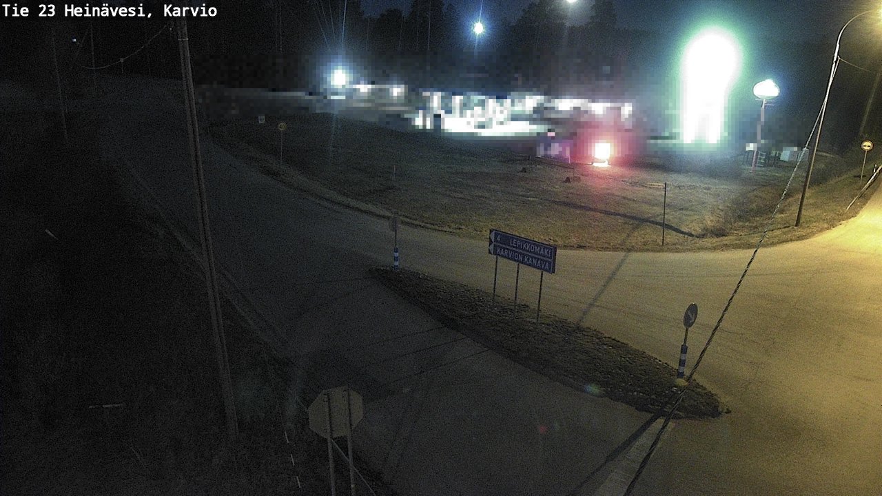 Weather Camera Image Road 23 Heinävesi, Karvio, Heinävesi, Pohjois-Karjala