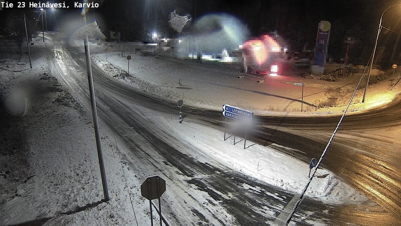 Weather Camera Image Väg 23 Heinävesi, Karvio, Heinävesi, Pohjois-Karjala
