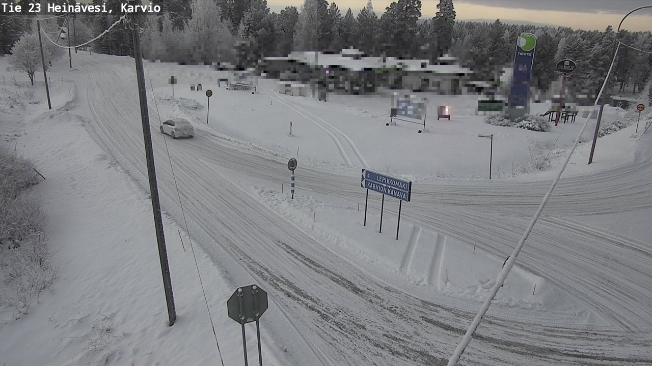 Kelikamerat Kuva Tie 23 Heinävesi, Karvio, Heinävesi, Pohjois-Karjala