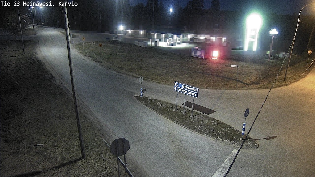 Weather Camera Image Road 23 Heinävesi, Karvio, Heinävesi, Pohjois-Karjala