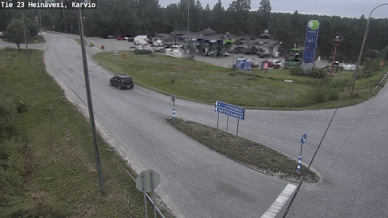 Weather Camera Image Road 23 Heinävesi, Karvio, Heinävesi, Pohjois-Karjala