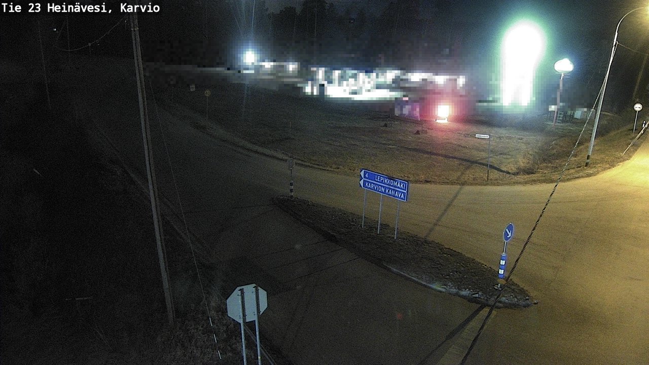 Weather Camera Image Road 23 Heinävesi, Karvio, Heinävesi, Pohjois-Karjala