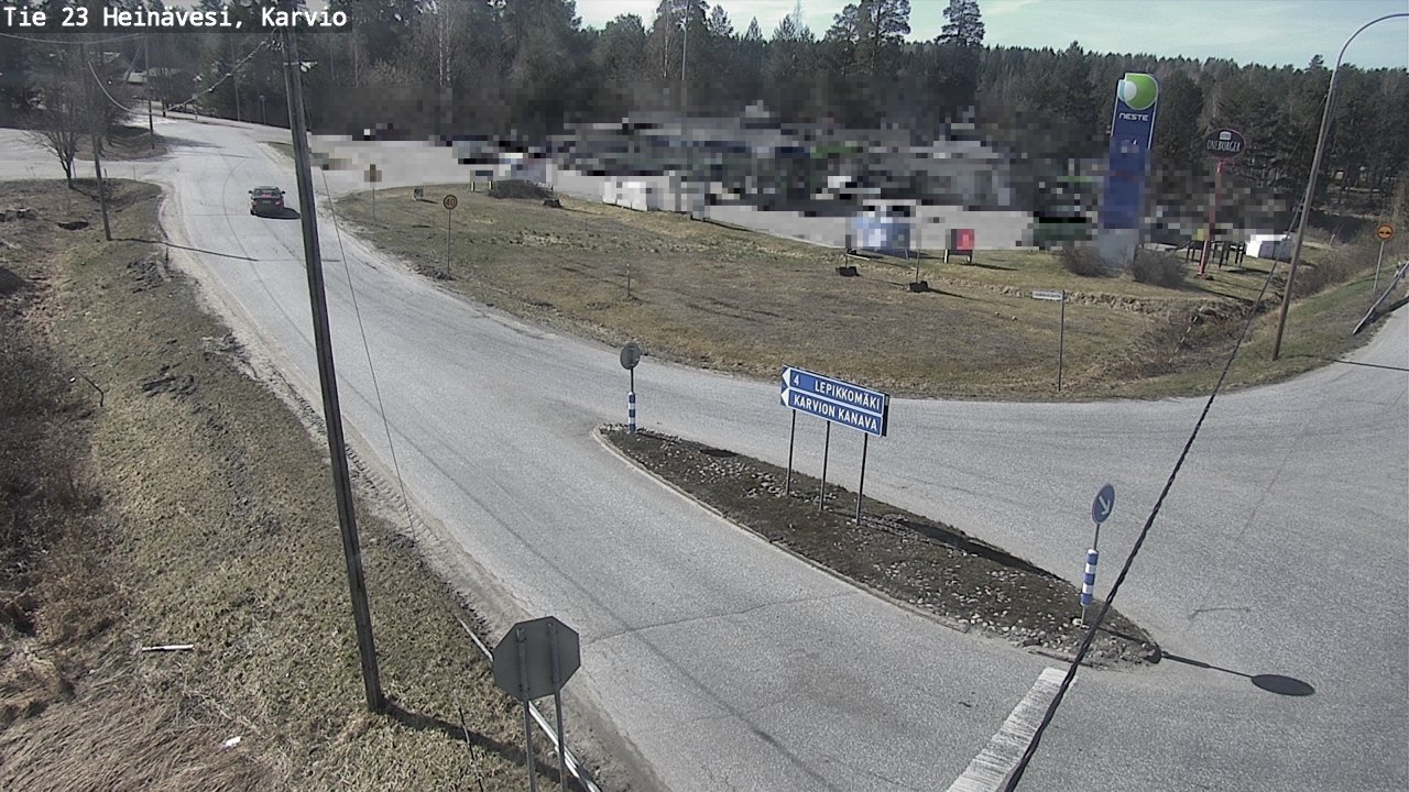 Weather Camera Image Road 23 Heinävesi, Karvio, Heinävesi, Pohjois-Karjala